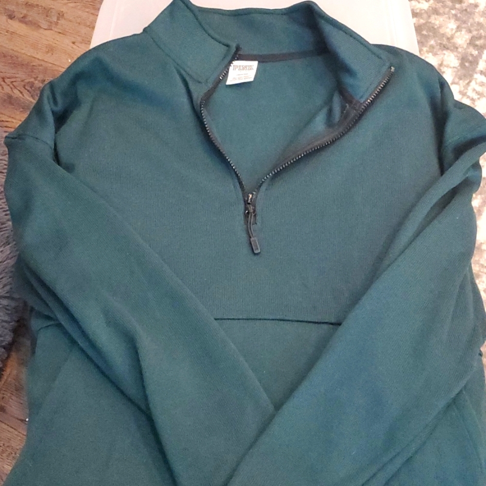 Pink 1/4 zip sweatshirt
